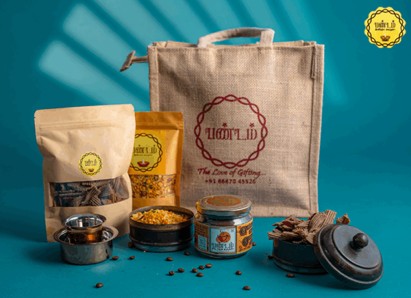 Jute Bag – Coffee & Crunch Combo